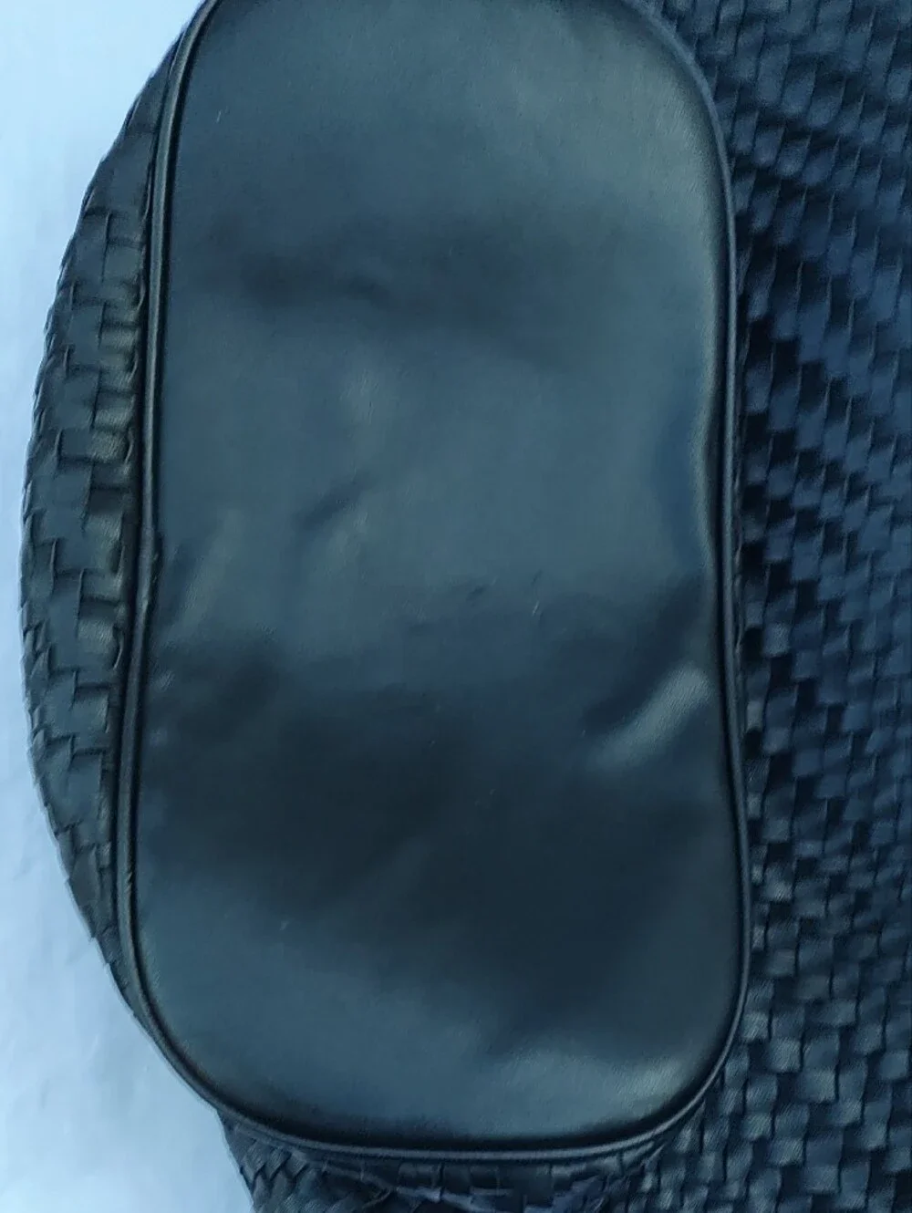 Deux Lux Black Woven Satchel